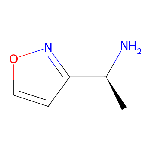 (1S)-1-(1,2-oxazol-3-yl)ethan-1-amine structure