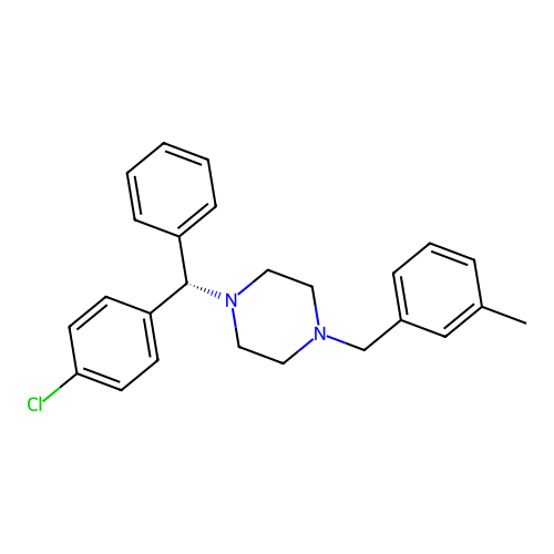 (S)-Meclizine structure