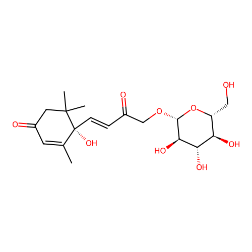 Chorchoionoside B structure