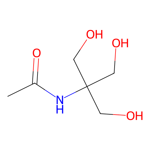 N-(1,3-Dihydroxy-2-(hydroxymethyl)propan-2-yl)acetamide structure