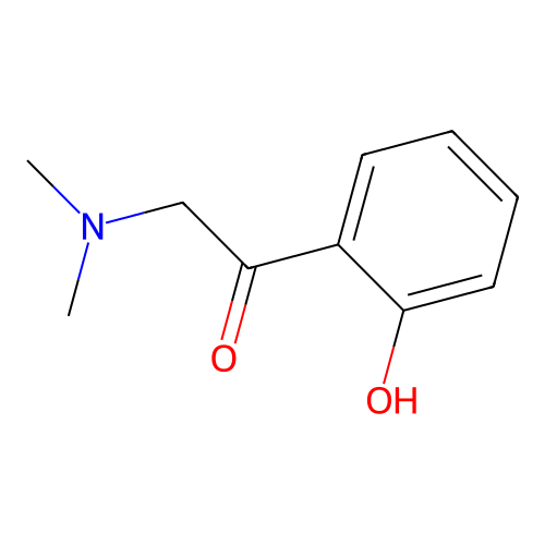 2-(Dimethylamino)-1-(2-hydroxyphenyl)ethanone structure