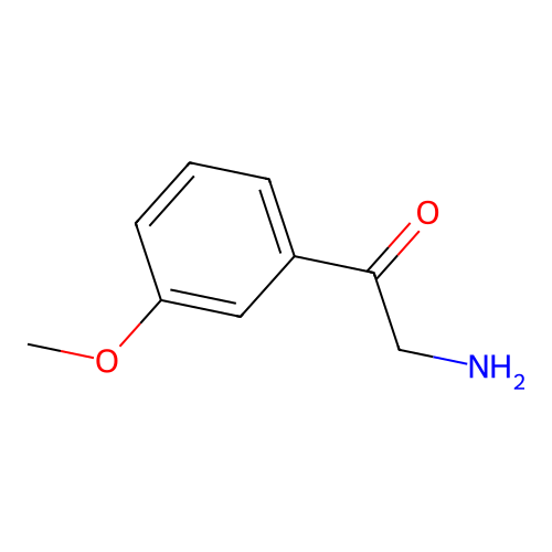 2-Amino-1-(3-methoxyphenyl)ethanone structure
