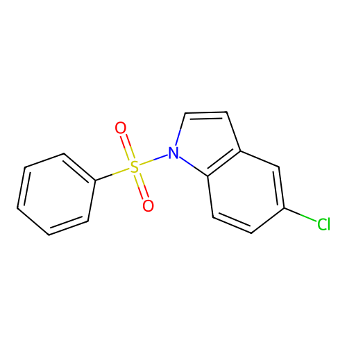 5-Chloro-1-(phenylsulfonyl)indole structure