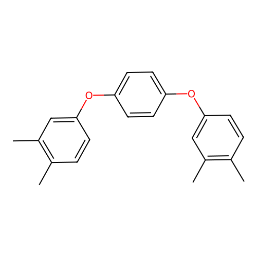 1,1'-[Benzene-1,4-diylbis(oxy)]bis(3,4-dimethylbenzene) structure