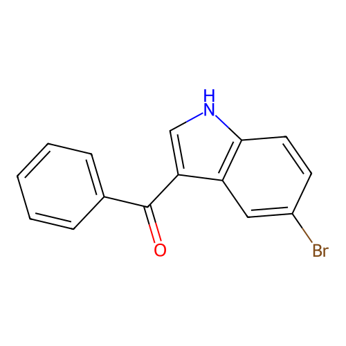 (5-Bromo-1H-indol-3-yl)(phenyl)methanone structure