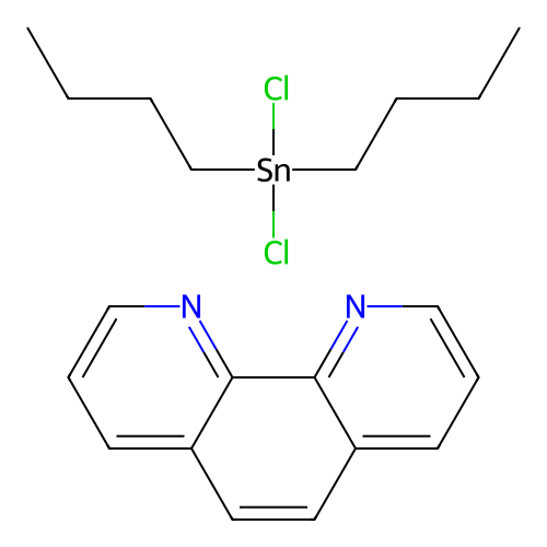 Dibutyl(dichloro)stannane; 1,10-phenanthroline structure