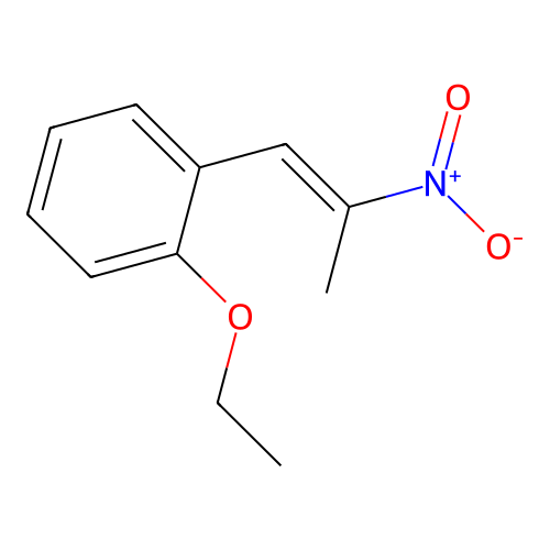 1-Ethoxy-2-(2-nitroprop-1-enyl)benzene structure