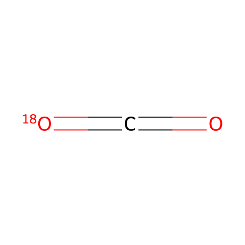 Carbon dioxide (18O2) structure