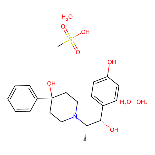 Traxoprodil Mesylate structure