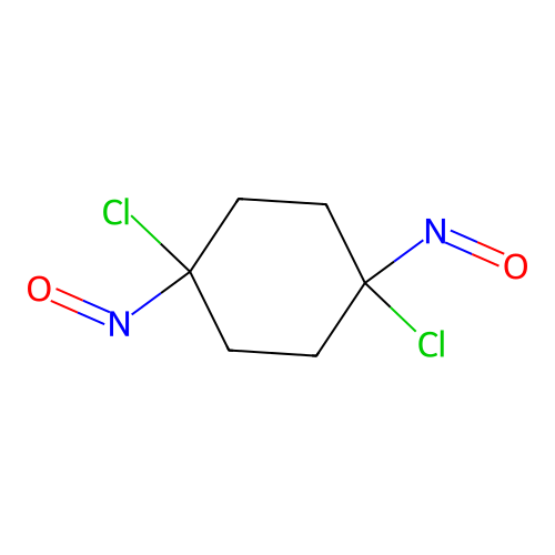 1,4-Dichloro-1,4-dinitrosocyclohexane structure