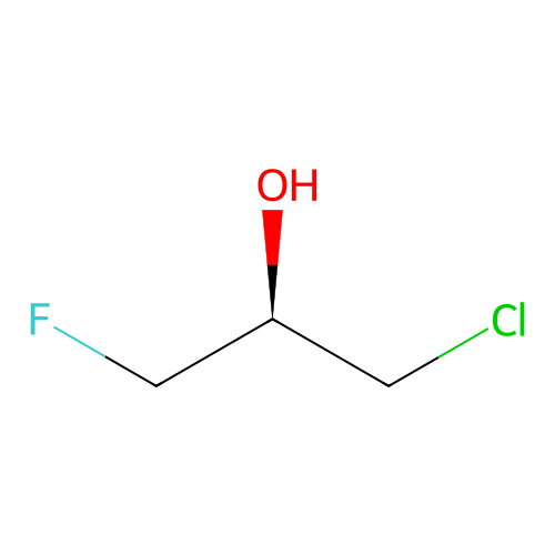 (2R)-1-chloro-3-fluoropropan-2-ol structure