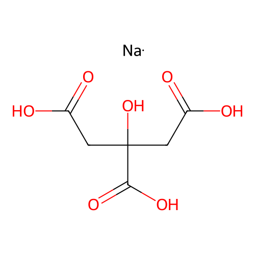 檸檬酸二氫鈉 structure