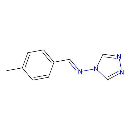 1-(4-methylphenyl)-N-(1,2,4-triazol-4-yl)methanimine structure