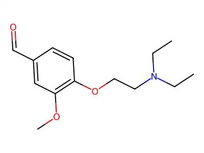 4-[2-(Diethylamino)ethoxy]-3-methoxybenzaldehyde oxalate structure