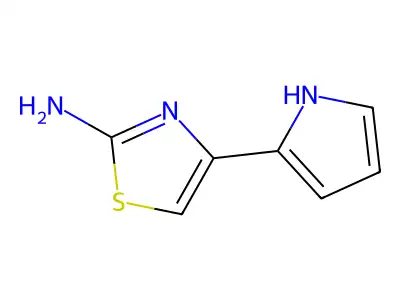 4-(1H-pyrrol-2-yl)-1,3-thiazol-2-amine structure