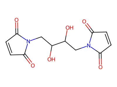 1,4-Dimaleimido-2,3-butanediol structure