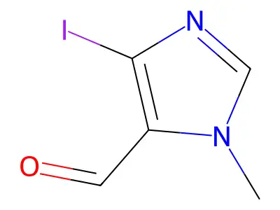 4-Iodo-1-methyl-1H-imidazole-5-carbaldehyde structure