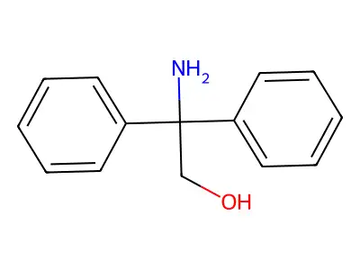 2-Amino-2,2-diphenylethanol structure
