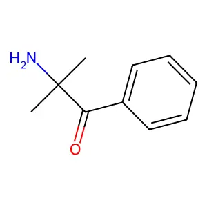 2-Amino-2-methyl-1-phenylpropan-1-one structure