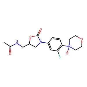 利奈唑胺N-氧化物 structure