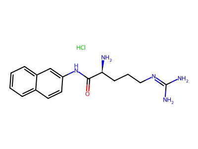 Arginine beta-naphthylamide structure