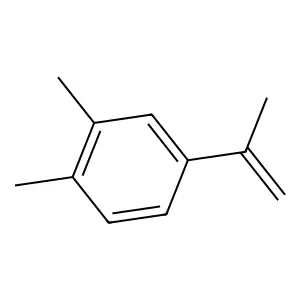 4-Isopropenyl-o-xylene structure
