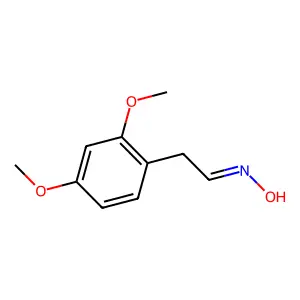 N-[2-(2,4-dimethoxyphenyl)ethylidene]hydroxylamine structure
