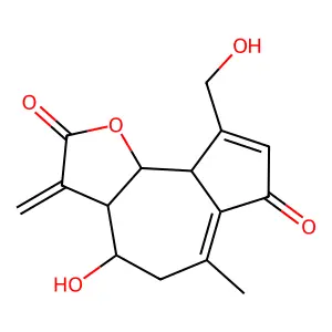 山萵苣素 structure