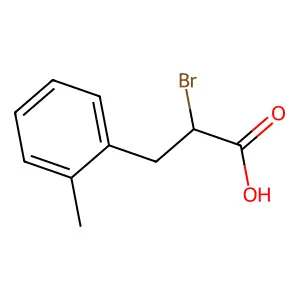 2-溴-3-(2-甲基苯基)丙酸 structure