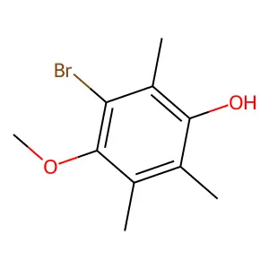 3-Bromo-4-methoxy-2,5,6-trimethylphenol structure