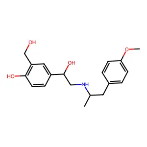 沙美芬醇 structure