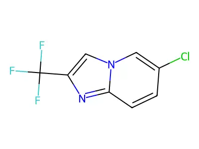 6-Chloro-2-(trifluoromethyl)imidazo[1,2-a]pyridine structure
