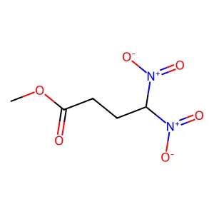 Methyl 4,4-dinitrobutanoate structure