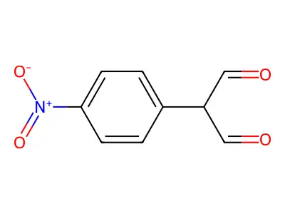 3-Hydroxy-2-(4-nitrophenyl)prop-2-enal structure