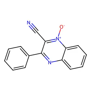 3-Phenyl-2-quinoxalinecarbonitrile 1-oxide structure