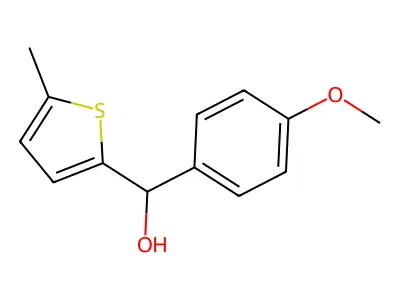 4-Methoxyphenyl-(5-methyl-2-thienyl)methanol structure