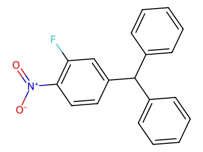 4-(Diphenylmethyl)-2-fluoro-1-nitrobenzene structure