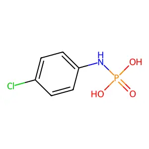 4-氯苯胺基膦酸 structure