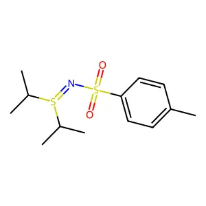 Benzenesulfonamide, N-(bis(1-methylethyl)-lambda4-sulfanylidene)-4-methyl- structure