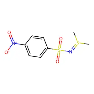 N-(Dimethyl-lambda4-sulfanylidene)-4-nitrobenzenesulfonamide structure