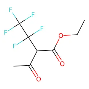 Ethyl 2-pentafluoroethylacetoacetate structure