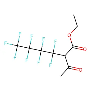 3-Oxo-2-(nonafluoro-n-butyl)butanoic acid ethyl ester structure