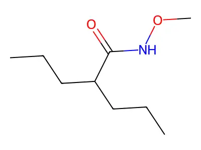 N-Methoxy-2-propylpentanamide structure