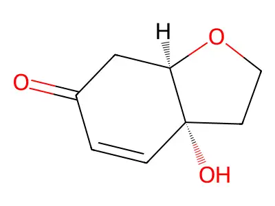 6(2H)-Benzofuranone, 3,3a,7,7a-tetrahydro-3a-hydroxy- structure