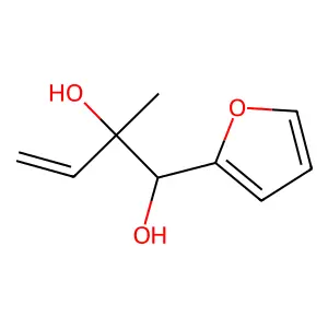 1-(Furan-2-yl)-2-methylbut-3-ene-1,2-diol structure
