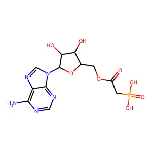 腺苷膦酰基乙酸 structure