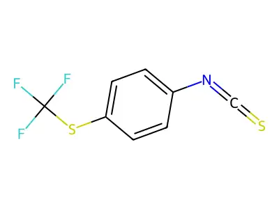 4-(Trifluoromethylthio)phenyl isothiocyanate structure