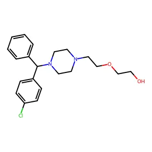 R-Hydroxyzine structure