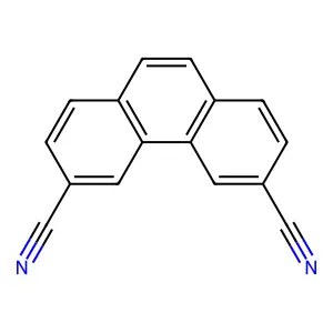 3,6-Phenanthrenedicarbonitrile structure