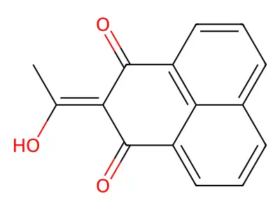 2-Acetyl-3-hydroxy-phenalen-1-one structure